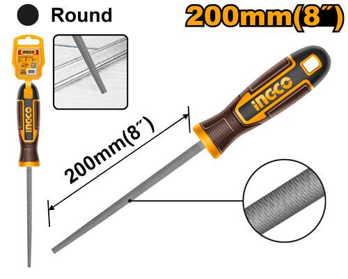 [HSRF088] INGCO LIME D'ACIER RONDE 200MM AU MAROC [HSRF088]