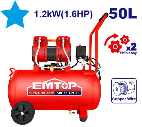 Compresseur 50l - 1,6 CV EMTOP | EACPS16502