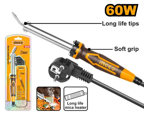 INGCO FER A SOUDER ELECTRIQUE A TETE COURBEE 60W AU MAROC [SI0368]